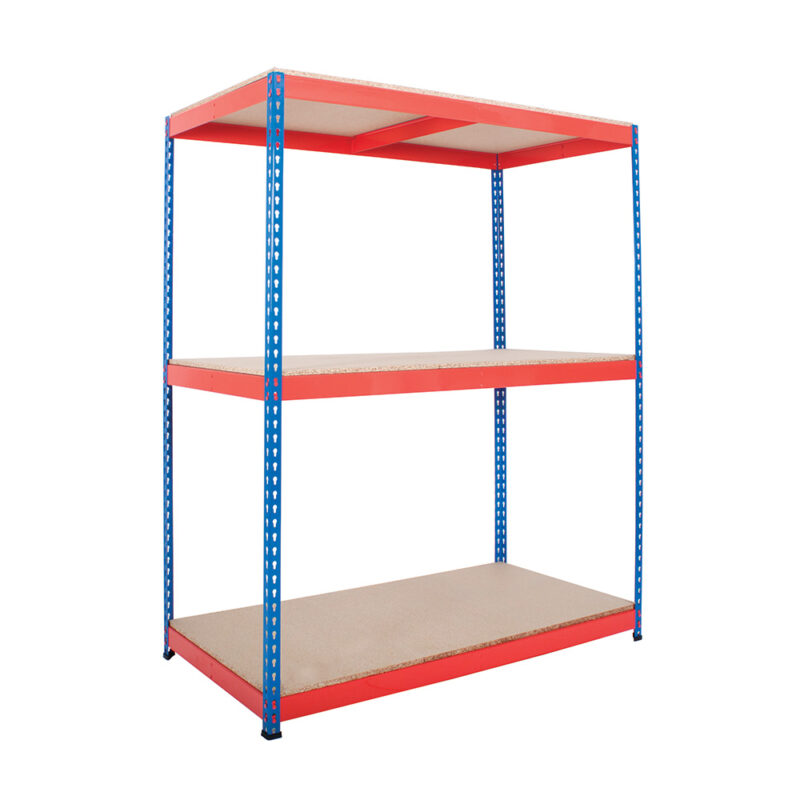 Heavy Duty Rivet Racking - 3 Chipboard Shelves