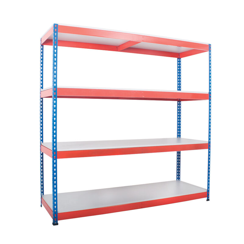 Heavy Duty Rivet Racking with MFC Shelves