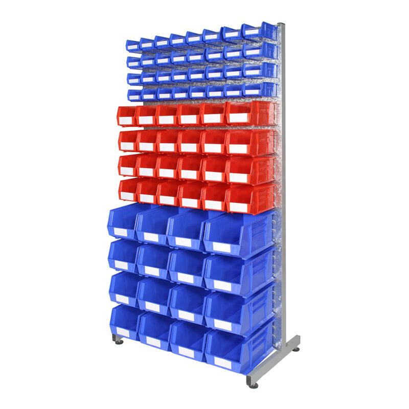 Louvre Rack with Bins - Kit B